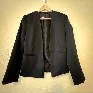 Simply Styled Black Ribbed Blazer